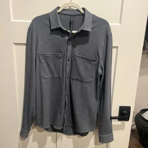 Lululemon Athletica Charcoal Button-Up Shirt